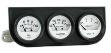 Load image into Gallery viewer, AUTOMETER 2324 2-1/16in Oil/Volt/Water Short Sweep Console