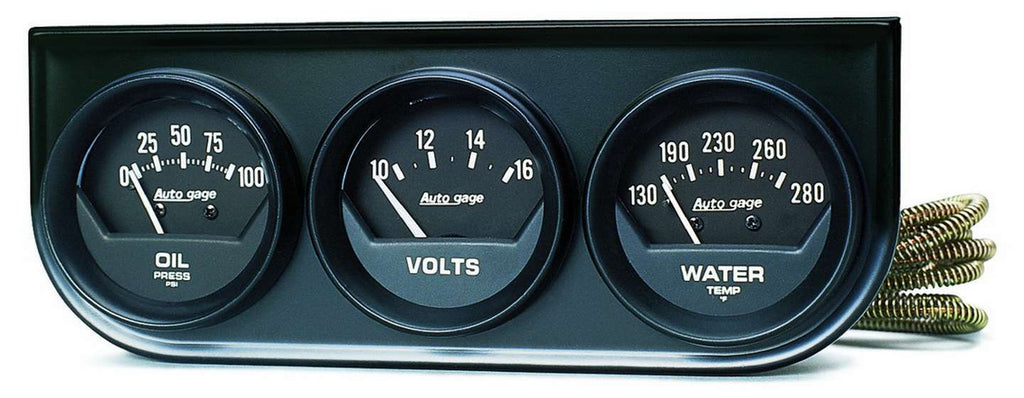 AUTOMETER 2348 2in Black Mech.Gauge Pnl