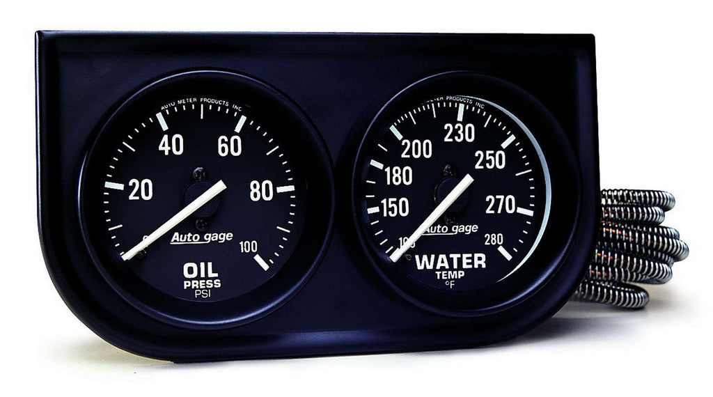 AUTOMETER 2392 2in Black Mech Gauge Panel