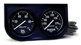 AUTOMETER 2392 2in Black Mech Gauge Panel