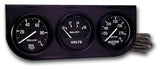 AUTOMETER 2397 2in Black Mech Gauge Pnl 3-Gauge Oil/Volt/Water