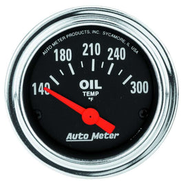 AUTOMETER 2543 2-1/16in Oil Temp Gauge 140-300