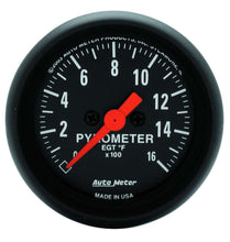 Load image into Gallery viewer, AUTOMETER 2654 2-1/16in Z-Series EGT Pyrometer Kit 0-1600