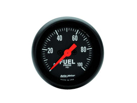 AUTOMETER 2663 Z-Series 2-1/16in Fuel Pressure Gauge 0-100psi