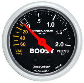 AUTOMETER 3303-M 2-1/16in S/C Boost/Vacuum Gauge