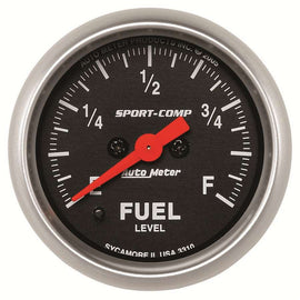 AUTOMETER 3310 2-1/16in S/C Fuel Level Gauge