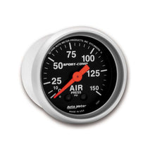 Load image into Gallery viewer, AUTOMETER 3320 2-1/16in S/C Air Press. Gauge 0-150psi