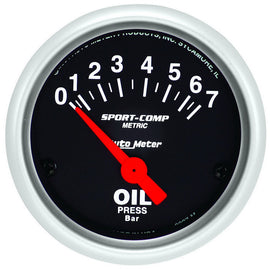 AUTOMETER 3327-M 2-1/16 Mini S/C Oil Pressure Gauge - Metric