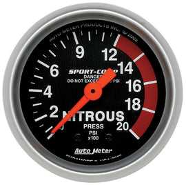 AUTOMETER 3328 2-1/16in Sport Comp NOS Pressure Gauge