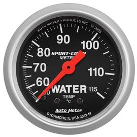 AUTOMETER 3332-M 2-5/8 S/C Water Temp Gauge - Metric