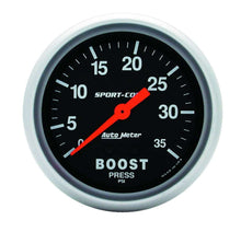 Load image into Gallery viewer, AUTOMETER 3404 2-5/8in Boost 35psi Mech
