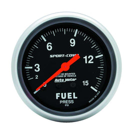 AUTOMETER 3411 0-15 Fuel Pressure Gauge
