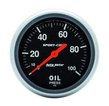 Load image into Gallery viewer, AUTOMETER 3421 0-100 Oil Pressure Gauge