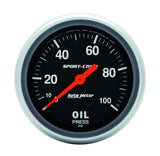 AUTOMETER 3421 0-100 Oil Pressure Gauge