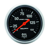 AUTOMETER 3423 Sport Comp 2 5/8in Oil 0-150 PSI Mech.