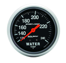 Load image into Gallery viewer, AUTOMETER 3432 120-240 Water Temp Gauge