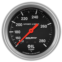 Load image into Gallery viewer, AUTOMETER 3441 140-280 Oil Temp Gauge