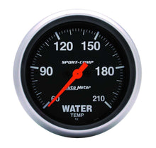 Load image into Gallery viewer, AUTOMETER 3569 Sport Comp 2-5/8in Water Temp 60-210 Mech.