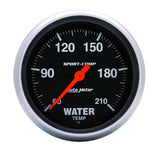 AUTOMETER 3569 Sport Comp 2-5/8in Water Temp 60-210 Mech.