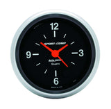 AUTOMETER 3585 2-5/8in S/C 12-Volt Clock