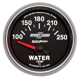 AUTOMETER 3637 2-1/16in S/C II Water Temp. Gauge 100-250