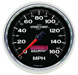 AUTOMETER 3689 5in S/C II In-Dash Speedo 160MPH