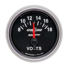 Load image into Gallery viewer, AUTOMETER 3692 2-1/16in S/C II Voltmeter 8-18