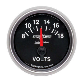 AUTOMETER 3692 2-1/16in S/C II Voltmeter 8-18
