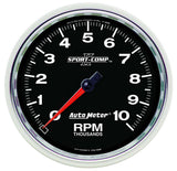 AUTOMETER 3698 5in S/C II In-Dash Tach 10K RPM