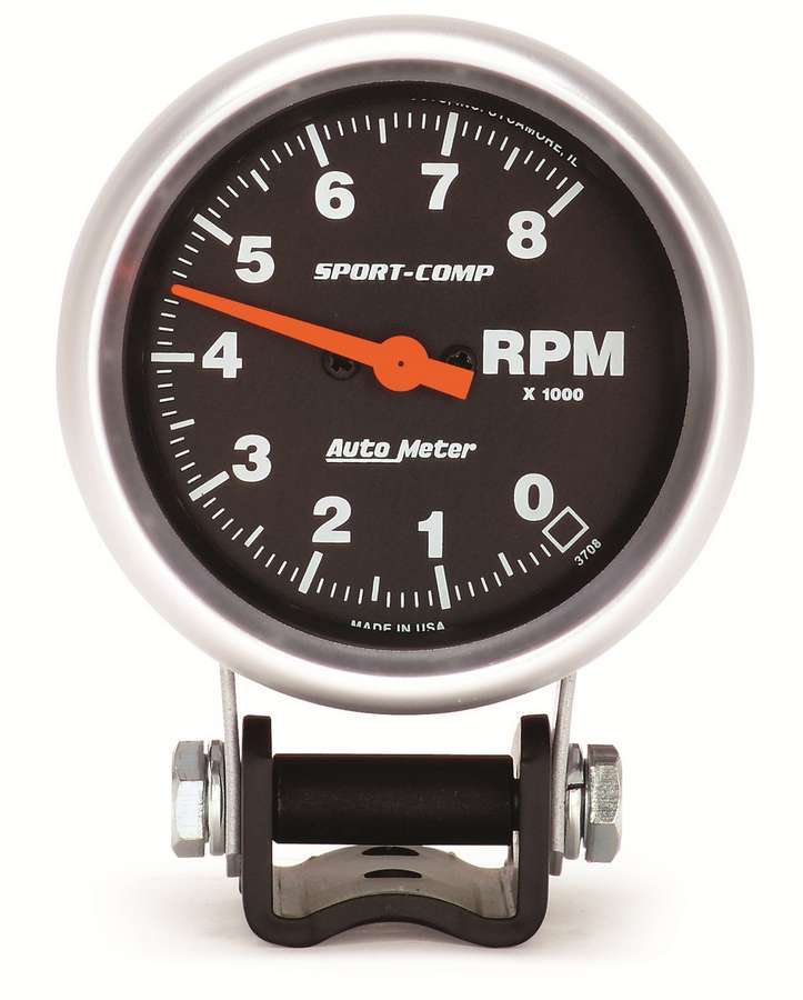 AUTOMETER 3708 2-5/8in 8000rpm Mini Tac