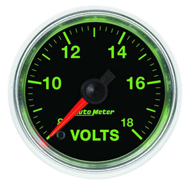AUTOMETER 3891 2-1/16 GS Voltmeter Gauge - 8-18