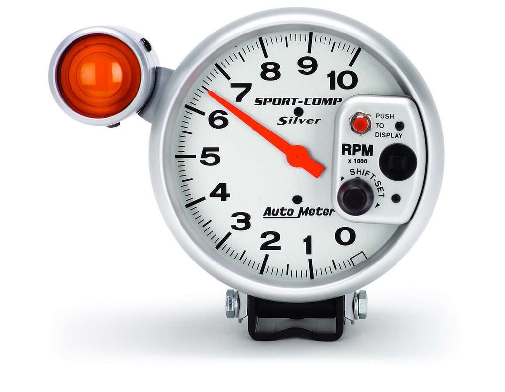 AUTOMETER 3911 5in 10000 Rpm Silver Tac