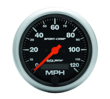 Load image into Gallery viewer, AUTOMETER 3987 3-3/8in Sport Comp. Elec. 120MPH Speedometer