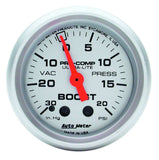 AUTOMETER 4301 Mini Ultra-lite Boost