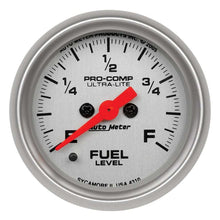 Load image into Gallery viewer, AUTOMETER 4310 2-1/16in U/L Fuel Level Gauge - Programmable