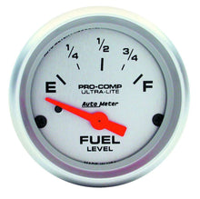 Load image into Gallery viewer, AUTOMETER 4319 2-1/16 Ultra-Lite Fuel Level Gauge