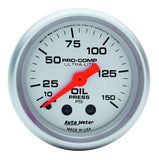 AUTOMETER 4323 Ultra Lite 2 1/16in Oil 0-150 PSI Mech.