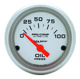 AUTOMETER 4327 2-1/16in U/L Oil Pressure Gauge 0-100psi