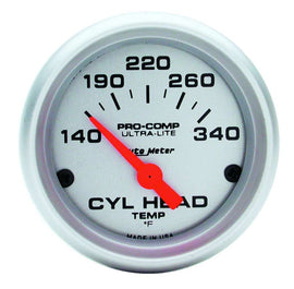 AUTOMETER 4336 2-1/16in U/L Cyl. Head Temp Gauge - 140-340