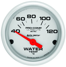 AUTOMETER 4337-M 2-1/16 U/L Water Temp Gauge - Metric 40-120C