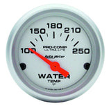 AUTOMETER 4337 2-1/16in U/L Water Temp Gauge 100-250
