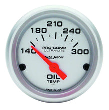 Load image into Gallery viewer, AUTOMETER 4348 Ultra-Lite 2-1/16 Oil Temp. 140-300 F. Elect.