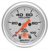 AUTOMETER 4352 2-1/16in U/L Oil Press. Gauge w/Peak & Warning