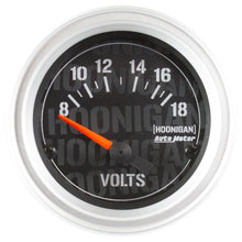 Load image into Gallery viewer, AUTOMETER 4391-09000 2-1/16in  Voltmeter Gauge Hoonigan Series