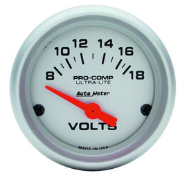 AUTOMETER 4391 2-1/16 Mini Ultralite VOLTMETER