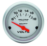 AUTOMETER 4391 2-1/16 Mini Ultralite VOLTMETER