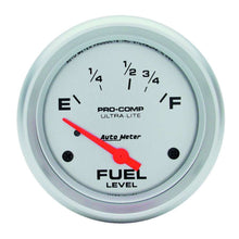 Load image into Gallery viewer, AUTOMETER 4418 2-5/8in Ultra-Lite Fuel Level Gauge