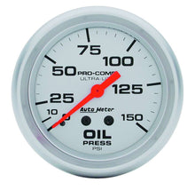 Load image into Gallery viewer, AUTOMETER 4423 Ultra Lite 2 5/8in  Oil 0-150 PSI Mech.