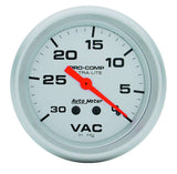 AUTOMETER 4484 Ultra-lite Vacuum 30 in