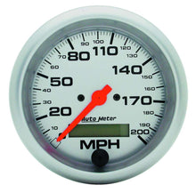 Load image into Gallery viewer, AUTOMETER 4486 3-3/8in U/L Electric Speedo 0-200MPH